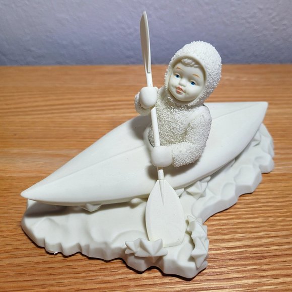 Department 56 Other - 🛶Crossing Starry Skies-Snowbabies -Kayak VINTAGE